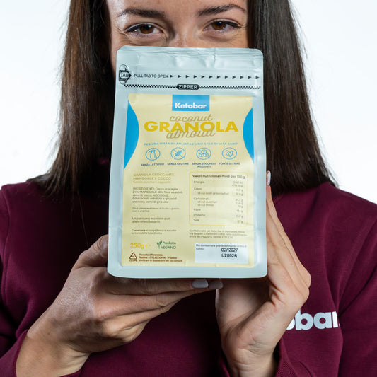 Keto Granola nocciola e cacao 250g