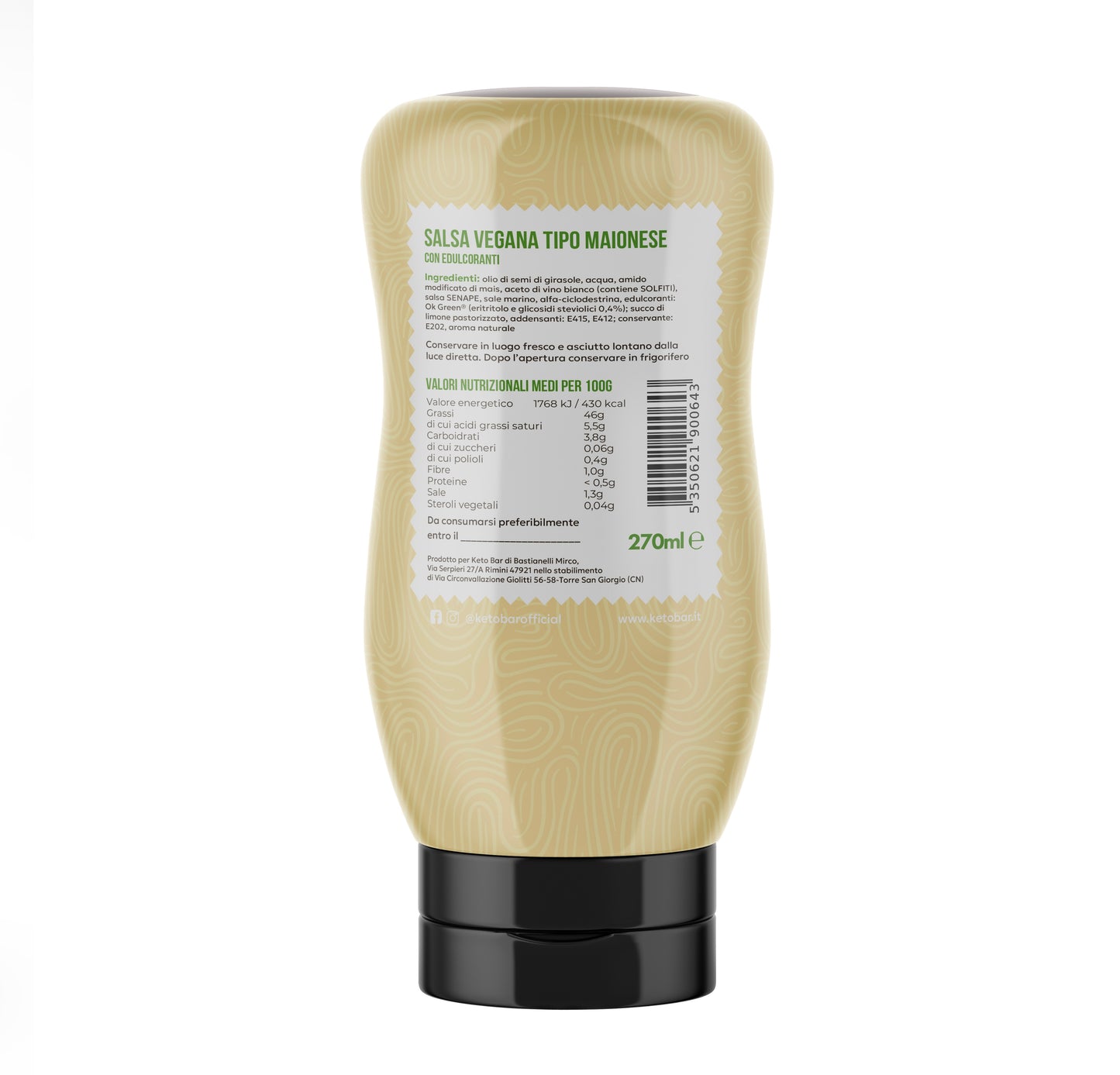 Keto Mayo Vegana 270ml