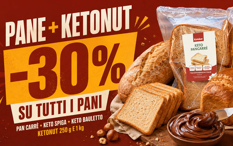 Promo KETO Pane + Ketonut -30%