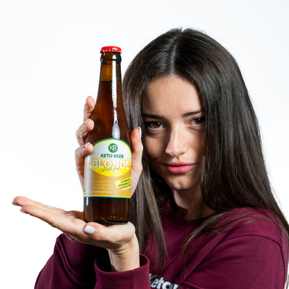 KETO BIRRA BLONDE 33cl ~ GLUTEN FREE