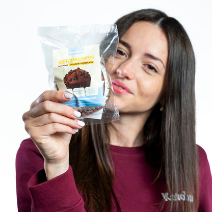 MUFFIN al Cacao e Gocce di Cioccolato KETO