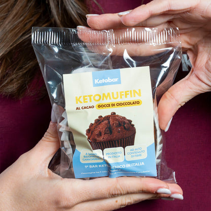 MUFFIN al Cacao e Gocce di Cioccolato KETO