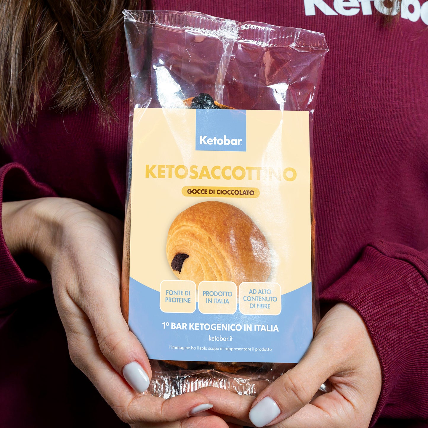 KETO SACCOTTINO con gocce di cioccolato