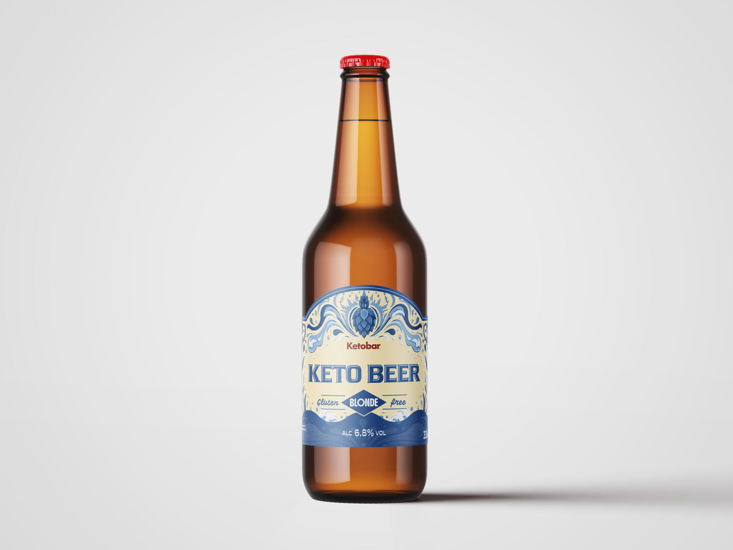 KETO BIRRA BLONDE 33cl ~ GLUTEN FREE